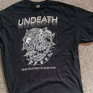 Undeath - Black Graphic T-Shirt